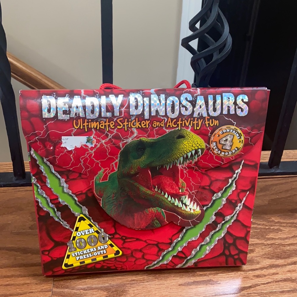 Deadly Dinosaurs ultimate sticker and activity fun